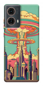 Чехол Сolorful explosion для Motorola Moto G85