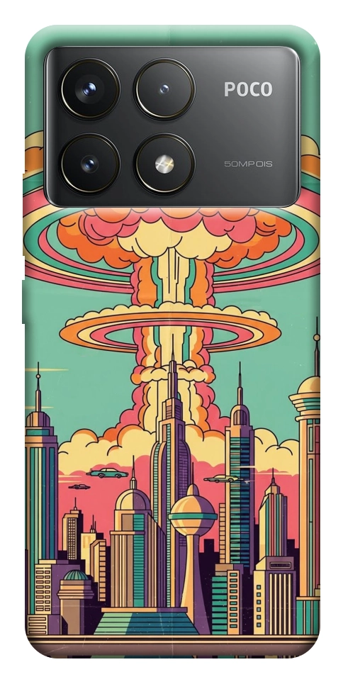 Чехол Сolorful explosion для Xiaomi Poco F6 Pro