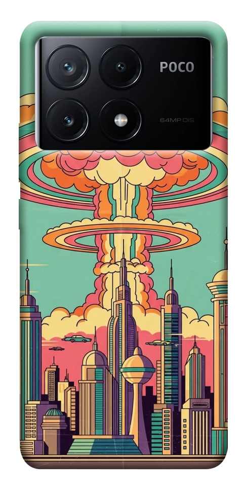 Чехол Сolorful explosion для Xiaomi Poco X6 Pro