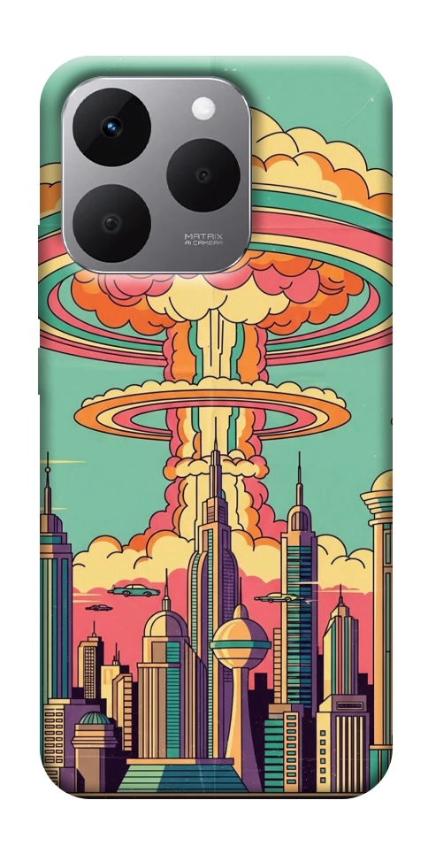 Чехол Сolorful explosion для Realme 15T