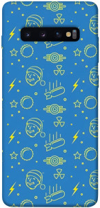 Чехол Fallout pattern для Galaxy S10 Plus (2019)