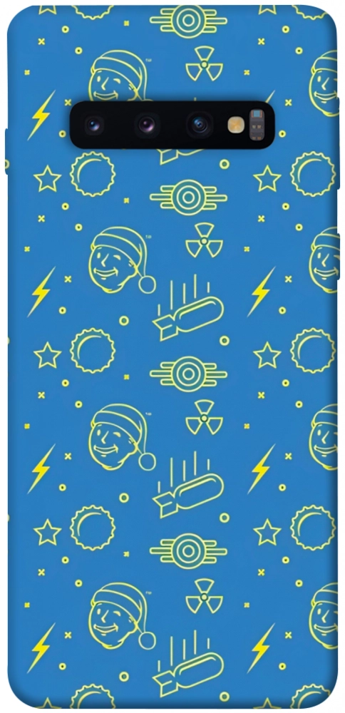 Чехол Fallout pattern для Galaxy S10 (2019)