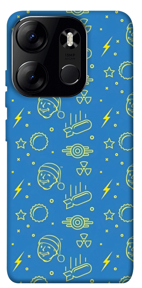 Чехол Fallout pattern для Tecno Spark Go 2023