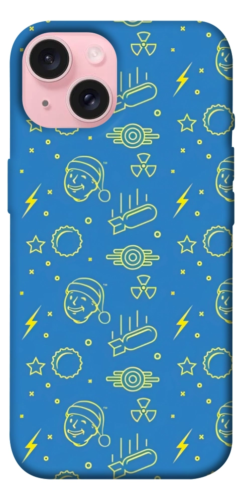 Чехол Fallout pattern для iPhone 15