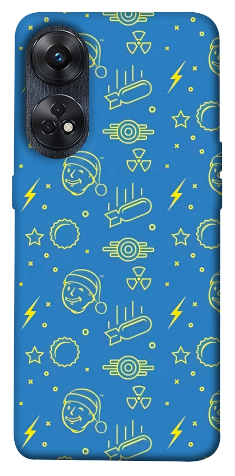 Чехол Fallout pattern для Oppo Reno 8 T 4G