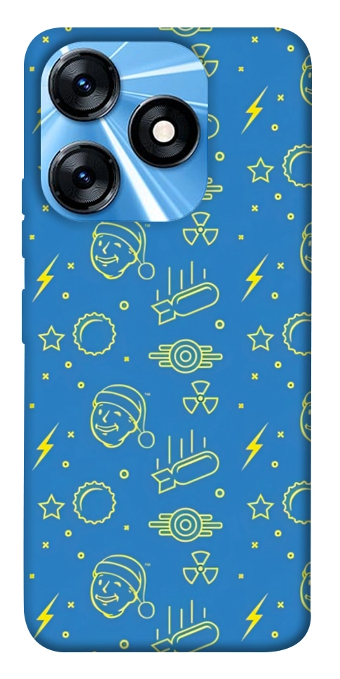 Чохол Fallout pattern для TECNO Spark 10