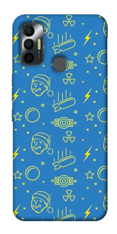 Чехол Fallout pattern для TECNO Spark 7