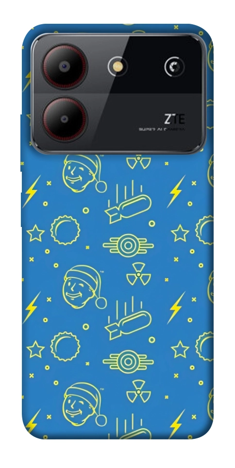 Чохол Fallout pattern для ZTE Blade A54 4G