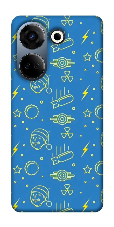 Чохол Fallout pattern для TECNO Camon 20 Pro (CK7n)