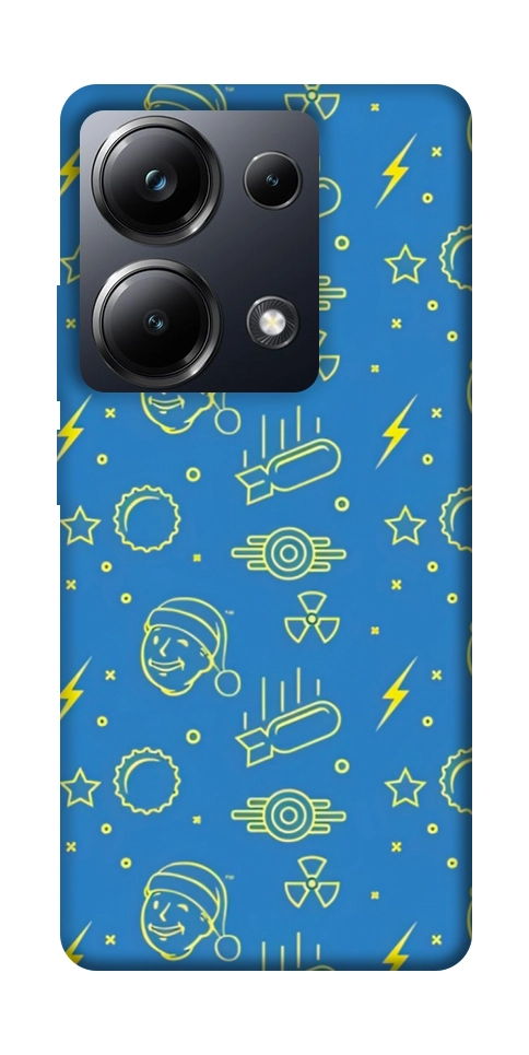 Чехол Fallout pattern для Xiaomi Poco M6 Pro 4G