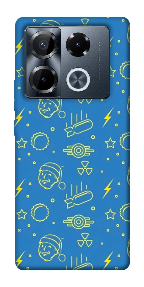 Чехол Fallout pattern для Infinix Note 40 Pro 4G