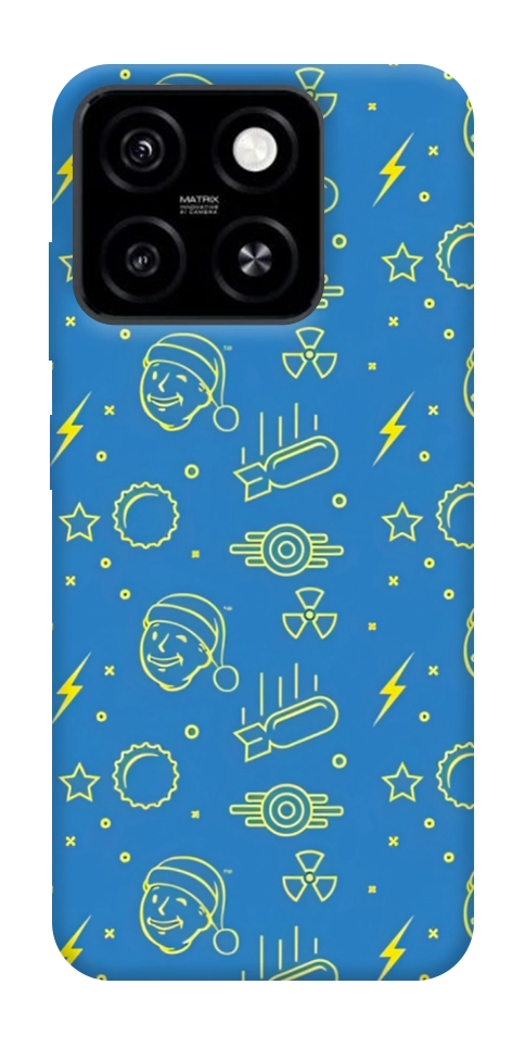 Чехол Fallout pattern для ZTE Blade A55 4G