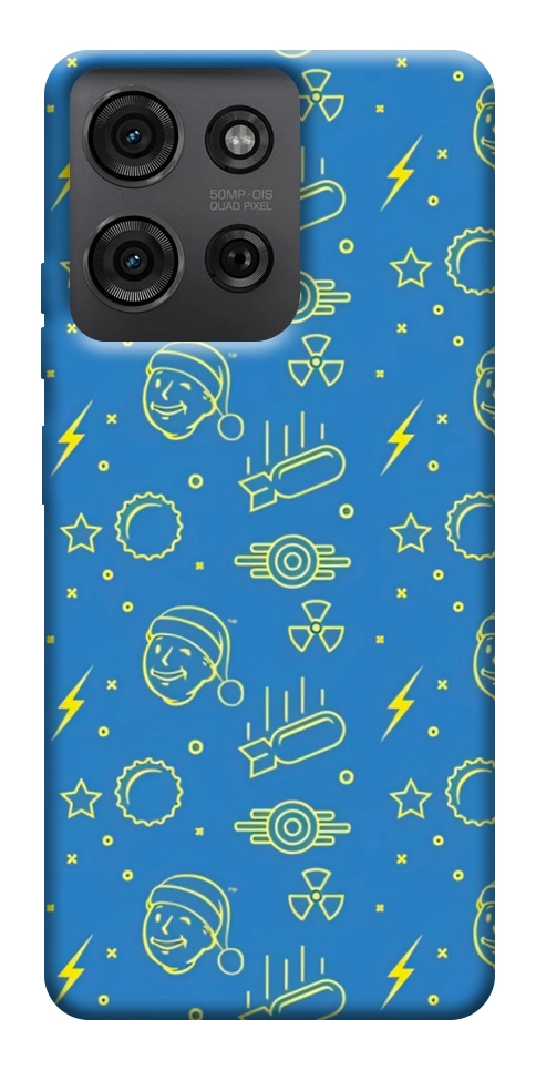 Чехол Fallout pattern для Motorola Moto G75 5G
