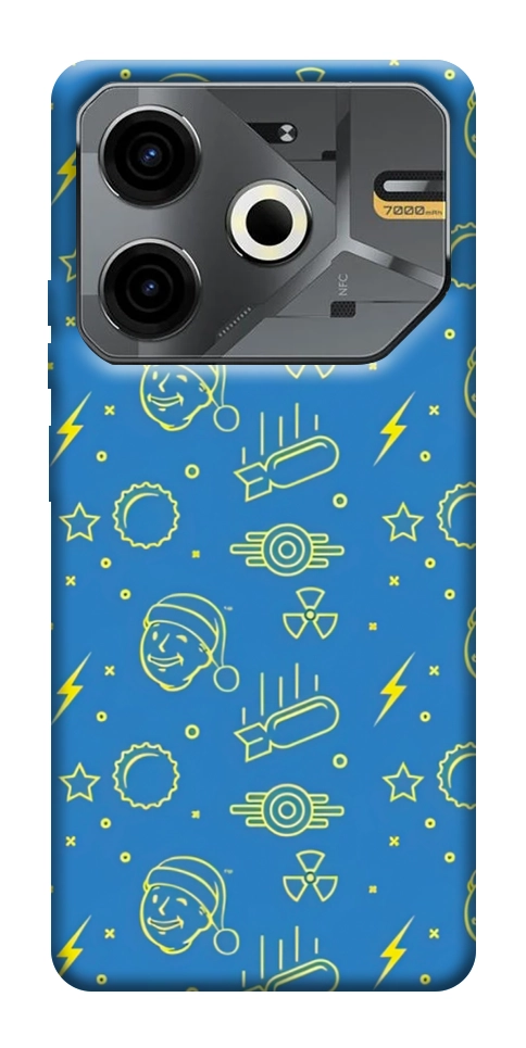 Чехол Fallout pattern для TECNO Pova 6 Neo (LI6)