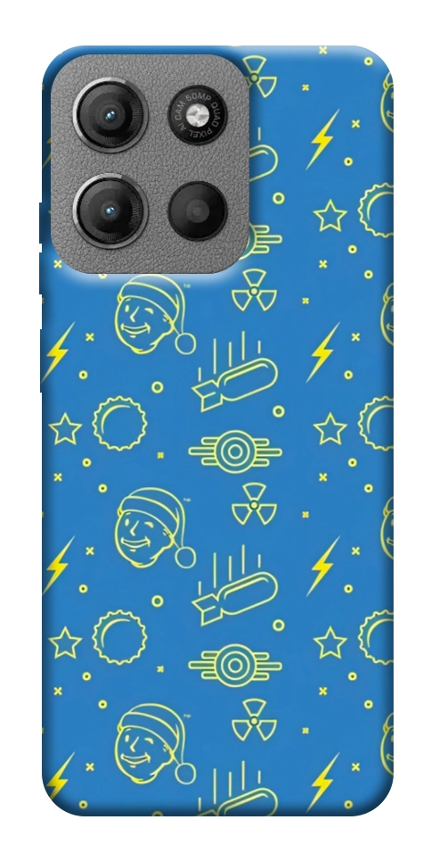 Чехол Fallout pattern для Motorola Moto G15 4G