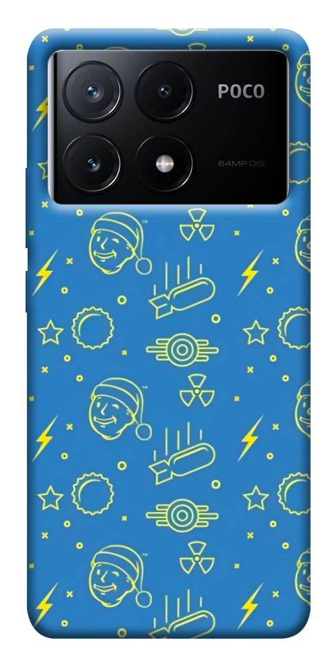 Чехол Fallout pattern для Xiaomi Poco X6 Pro