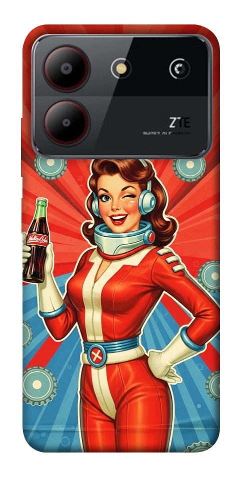 Чехол Nuka poster для ZTE Blade A54 4G