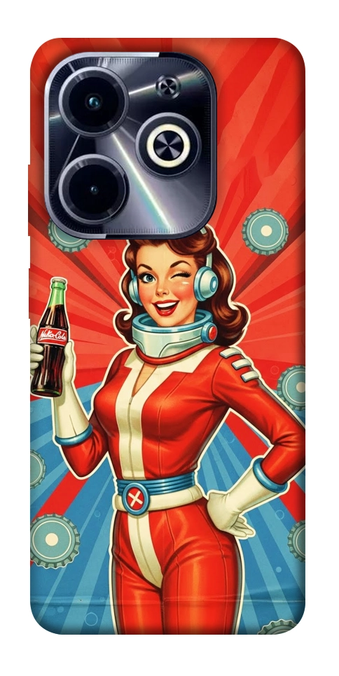 Чехол Nuka poster для Infinix Hot 40i
