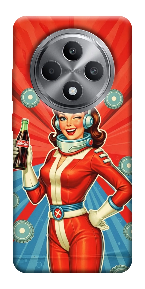 Чехол Nuka poster для Oppo Reno 12 F 4G