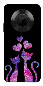 Чохол Космічні коти для Huawei Y9a