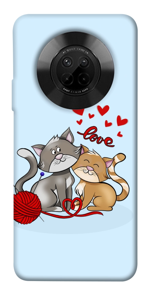 Чехол Два кота Love для Huawei Y9a