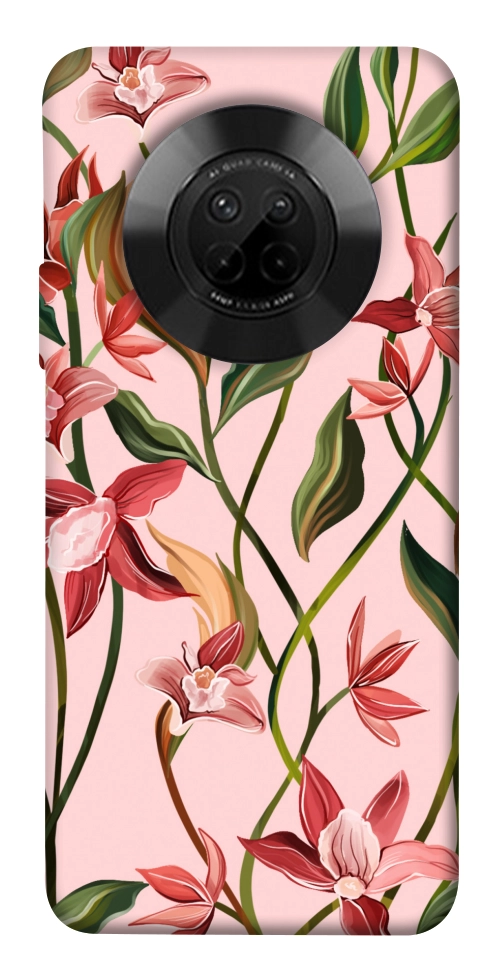 Чехол Floral motifs для Huawei Y9a
