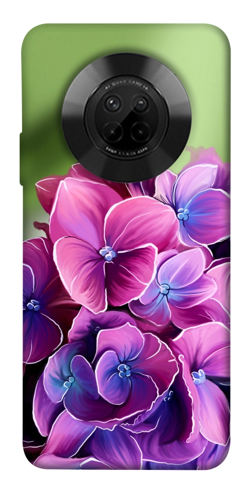 Чехол Кружевная гортензия для Huawei Y9a