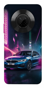 Чехол Неоновое BMW для Huawei Y9a