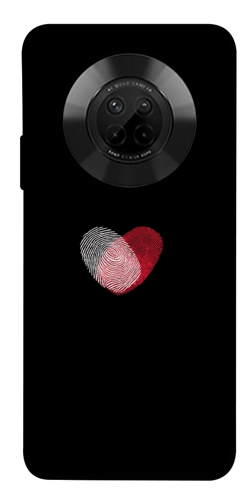 Чехол Fingerprint heart для Huawei Y9a
