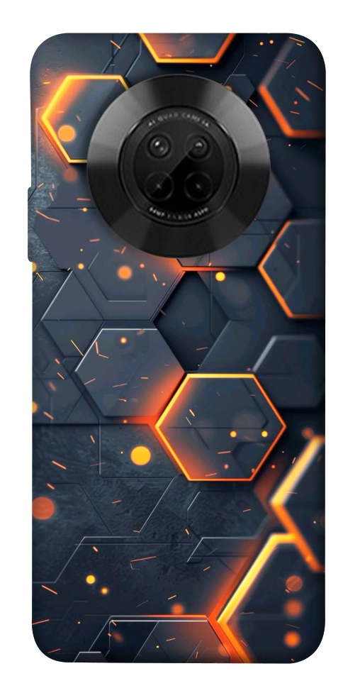 Чехол Burning hex pattern для Huawei Y9a