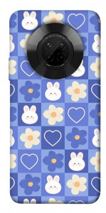 Чехол Кролики-цветочки для Huawei Y9a