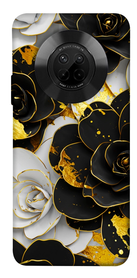 Чехол Flower black-white для Huawei Y9a