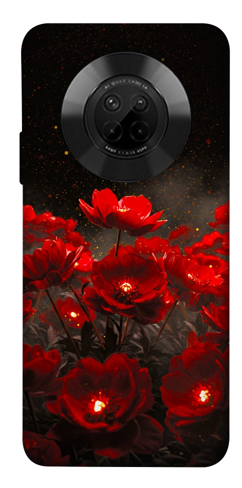 Чехол Burning flowers для Huawei Y9a