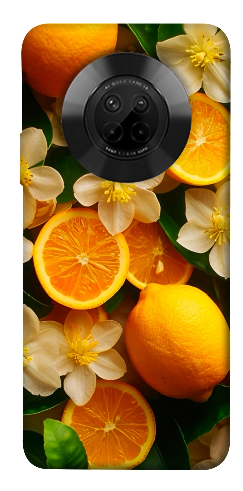 Чехол Лимоны и цветы для Huawei Y9a
