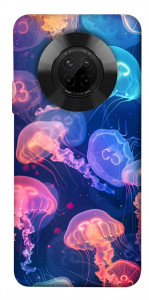 Чохол Neon jellyfishes для Huawei Y9a