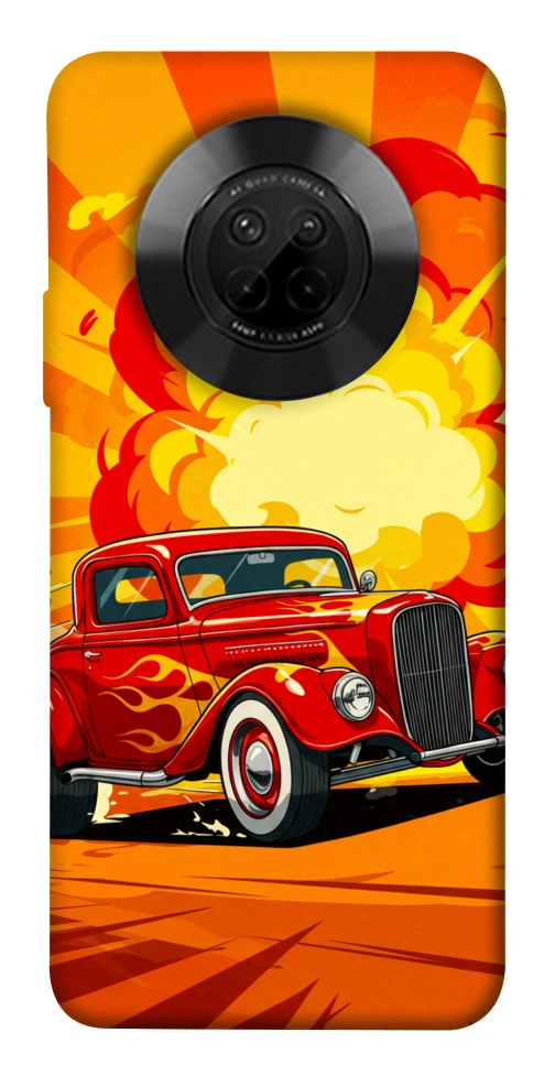 Чехол Retro comics car для Huawei Y9a