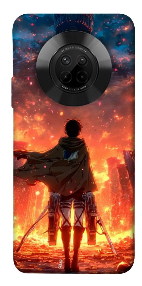 Чехол Attack on titan eren для Huawei Y9a