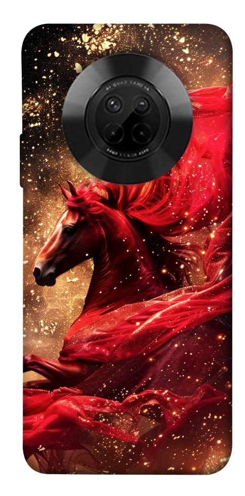 Чехол Red sparkles Horse для Huawei Y9a