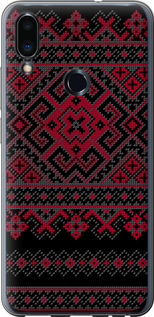Чохол для Meizu Note 9 Вишиванка 52 (Чорний)