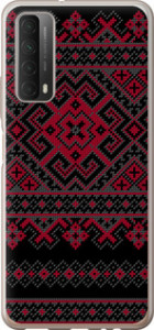 Чехол для Huawei P Smart 2021 Вышиванка 52 (Черный)
