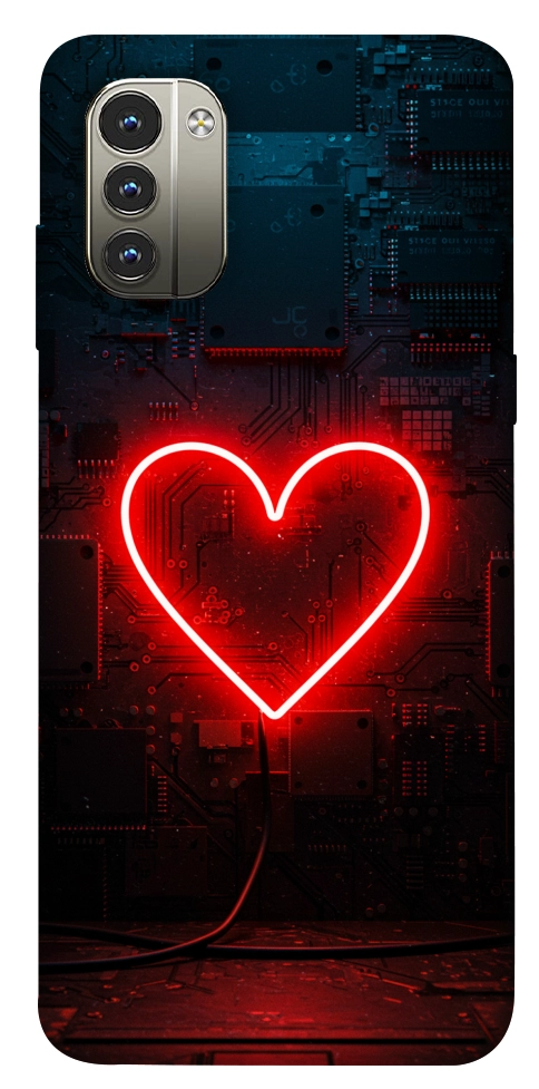Чехол Яркое сердце для Nokia G11