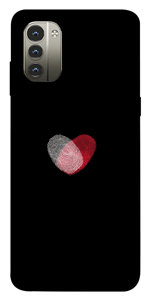 Чохол Fingerprint heart для Nokia G11