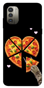 Чохол Pizza Love Cat для Nokia G11