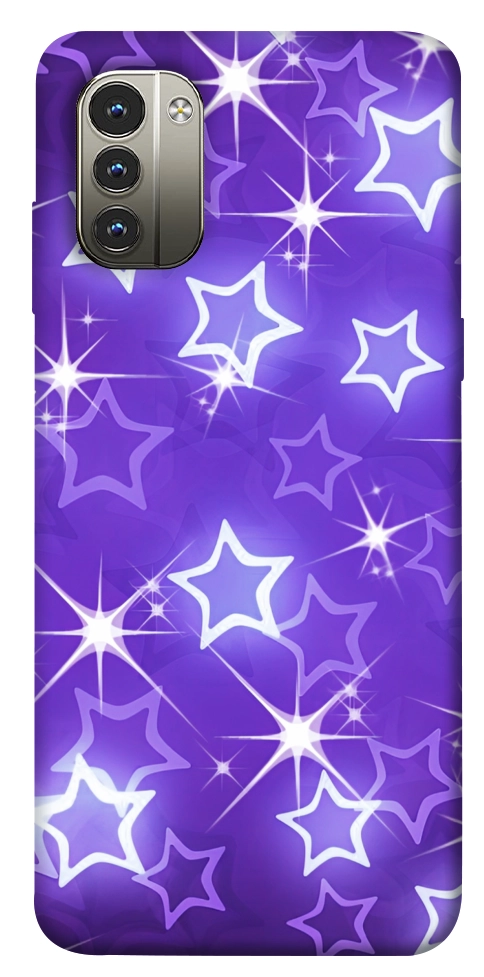 Чохол Purple sparkles для Nokia G11