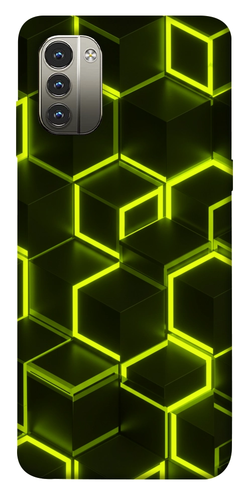 Чохол Neon hexagon для Nokia G11