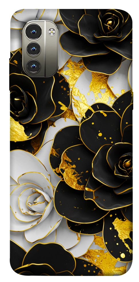 Чохол Flower black-white для Nokia G11