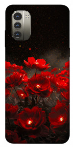 Чохол Burning flowers для Nokia G11