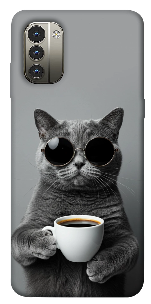 Чохол Grey cat coffee для Nokia G11