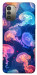 Чохол Neon jellyfishes для Nokia G11