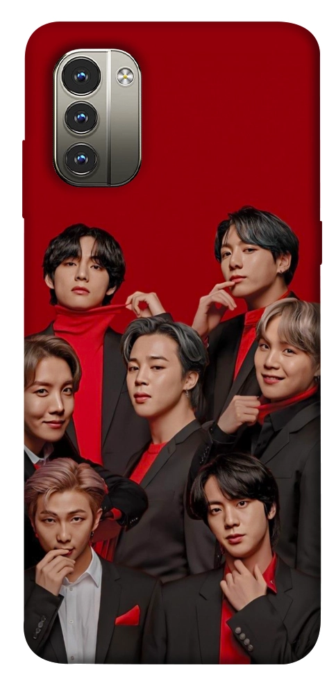 Чохол BTS in red для Nokia G11